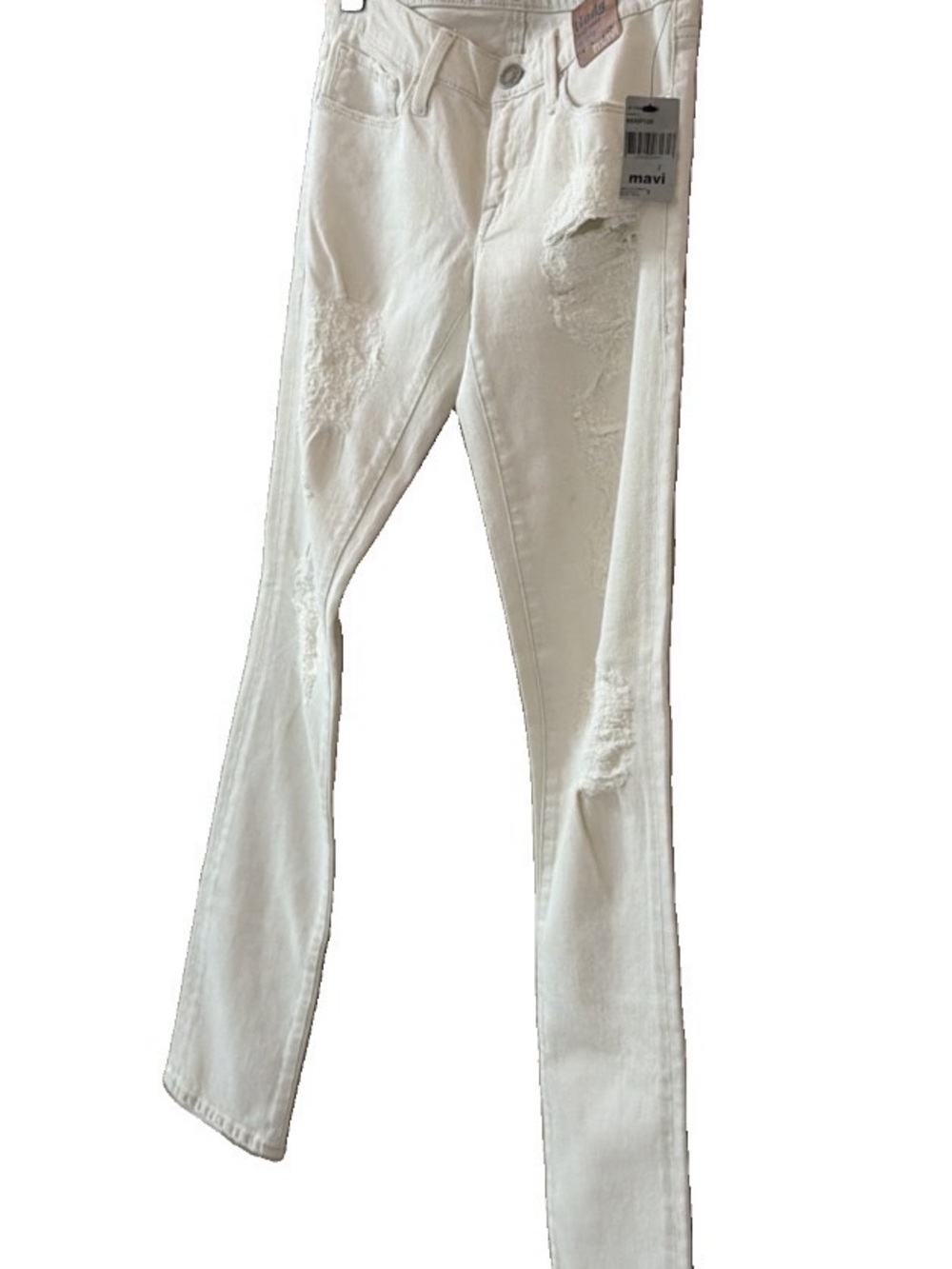 Mavi Lindy ivory white low rise skinny NWT 27/33 5pocket